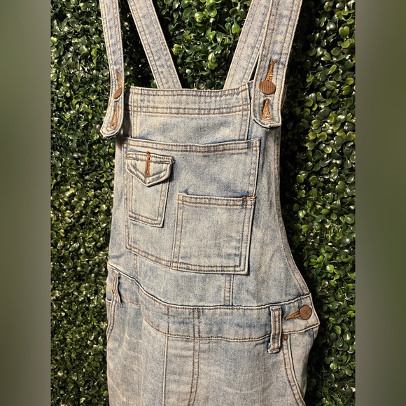 Free People Denim Overalls Size 26 - Picture 10 of 10